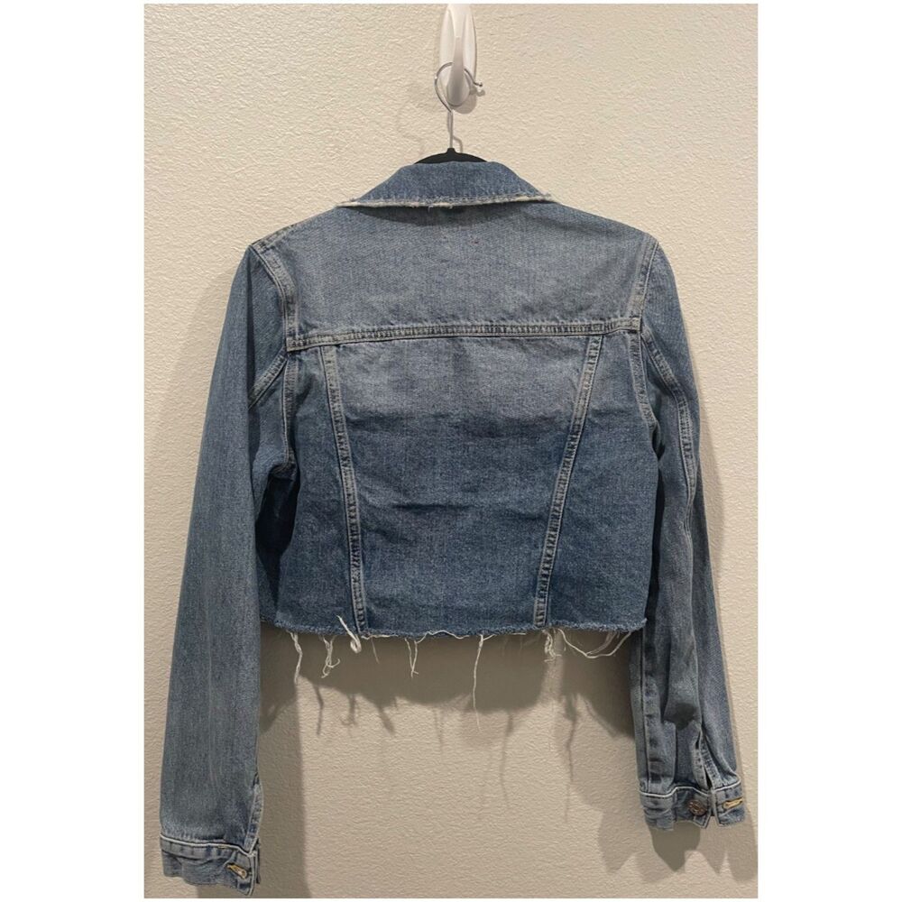 Bdg Cropped Denim Button Down Jacket - image 3